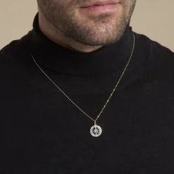 Histoire d'Or Pendentif Demyan Or Bicolore Oxyde De Zirconium Hot