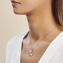 Histoire d'Or Pendentif Dua Argent Blanc New