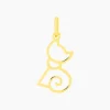 Histoire d'Or Pendentif Egee Chat Or Jaune Best