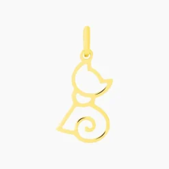 Histoire d'Or Pendentif Egee Chat Or Jaune Best
