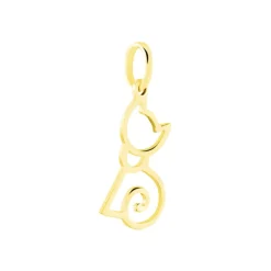 Histoire d'Or Pendentif Egee Chat Or Jaune Best