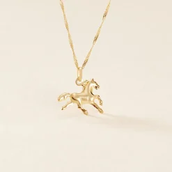 Histoire d'Or Pendentif Egide Cheval Or Jaune Clearance