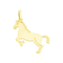 Histoire d'Or Pendentif Egide Cheval Or Jaune Hot