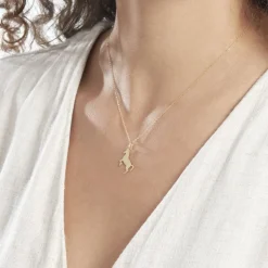 Histoire d'Or Pendentif Egide Cheval Or Jaune Hot