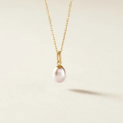 Histoire d'Or Pendentif Elbertina Or Jaune Perle De Culture Hot