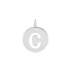 Histoire d'Or Pendentif Elio C Argent Blanc Hot