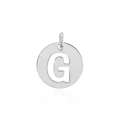Histoire d'Or Pendentif Elio G Argent Blanc Best