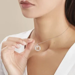 Histoire d'Or Pendentif Elio M Argent Blanc Outlet