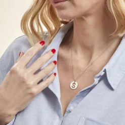 Histoire d'Or Pendentif Elio S Argent Blanc Hot