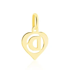 Histoire d'Or Pendentif Eudocie Coeur Lettre Or Jaune Clearance