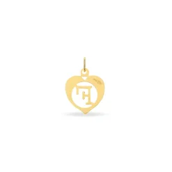Histoire d'Or Pendentif Eudocie Coeur Lettre Or Jaune New