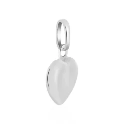Histoire d'Or Pendentif Eudocie Coeur Lisse Or Blanc Hot
