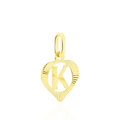 Histoire d'Or Pendentif Eudocie Coeur Lettre Or Jaune Best