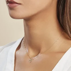 Histoire d'Or Pendentif Eudocie Coeur Lettre Or Jaune Best