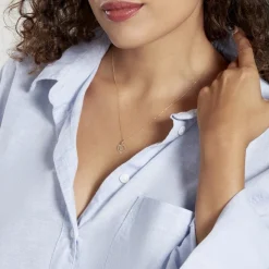 Histoire d'Or Pendentif Eudocie Coeur Lettre Or Jaune