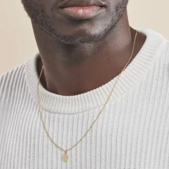 Histoire d'Or Pendentif Eudocie Coeur Lettre Or Jaune Discount