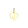 Histoire d'Or Pendentif Eudocie Coeur Lettre Or Jaune New