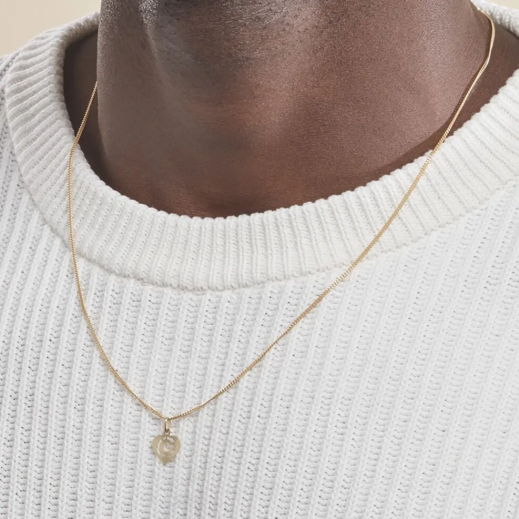 Histoire d'Or Pendentif Eudocie Coeur Lettre Or Jaune Hot