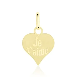 Histoire d'Or Pendentif Eudocie Coeur Message Or Jaune