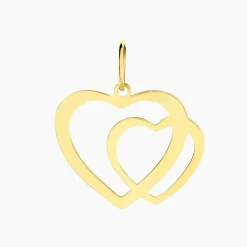 Histoire d'Or Pendentif Eudocie Coeurs Lisses Or Jaune Online
