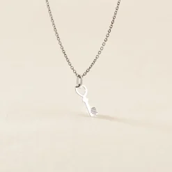 Histoire d'Or Pendentif Fatilia Clef Coeur Or Blanc Outlet