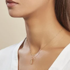 Histoire d'Or Pendentif Fatilia Clef Coeur Or Jaune Discount