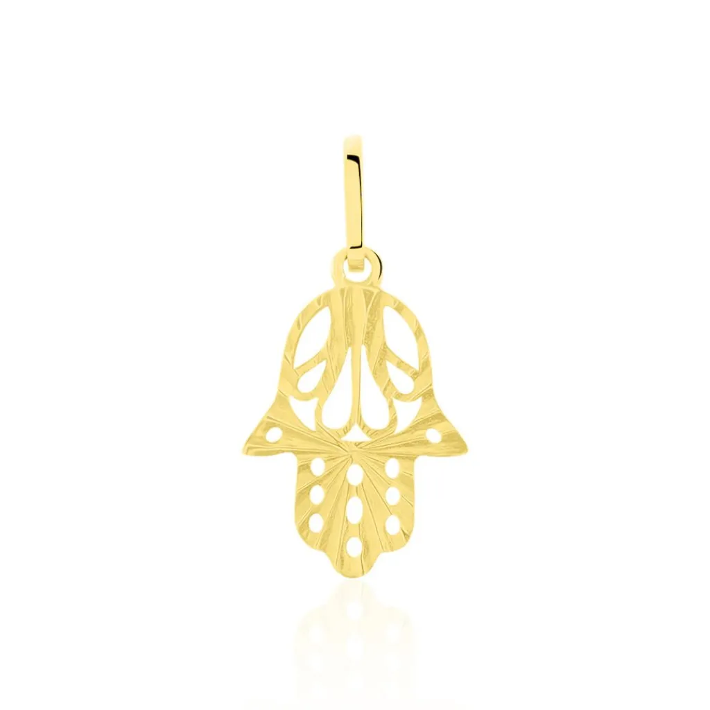 Histoire d'Or Pendentif Fatima or jaune Discount