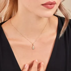 Histoire d'Or Pendentif Fatima Or Jaune Oxyde De Zirconium Outlet