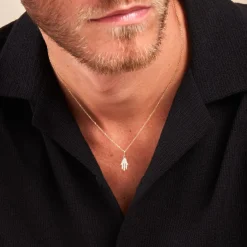 Histoire d'Or Pendentif Fatima Or Jaune Oxyde De Zirconium Outlet