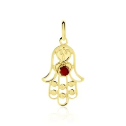 Histoire d'Or Pendentif Fatima Or Jaune Oxyde De Zirconium Discount