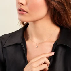 Histoire d'Or Pendentif Fatima Or Jaune Oxyde De Zirconium Hot