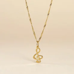 Histoire d'Or Pendentif Fausta Musique Or Jaune Online