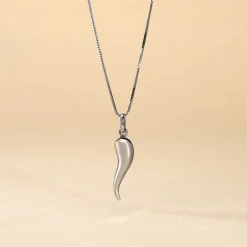 Histoire d'Or Pendentif Felicette Corne Abondance Or Blanc Discount