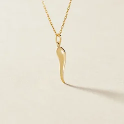 Histoire d'Or Pendentif Felicette Corne Abondance Or Jaune New