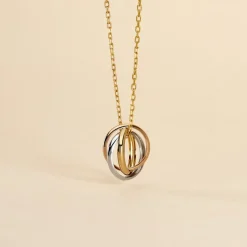 Histoire d'Or Pendentif Ferdinanda Entrelace Or Tricolore Outlet