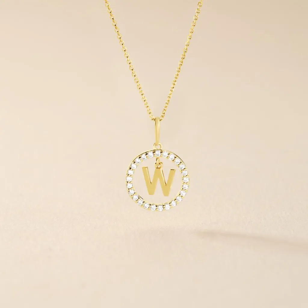 Histoire d'Or Pendentif Gabe Or Jaune Oxyde De Zirconium