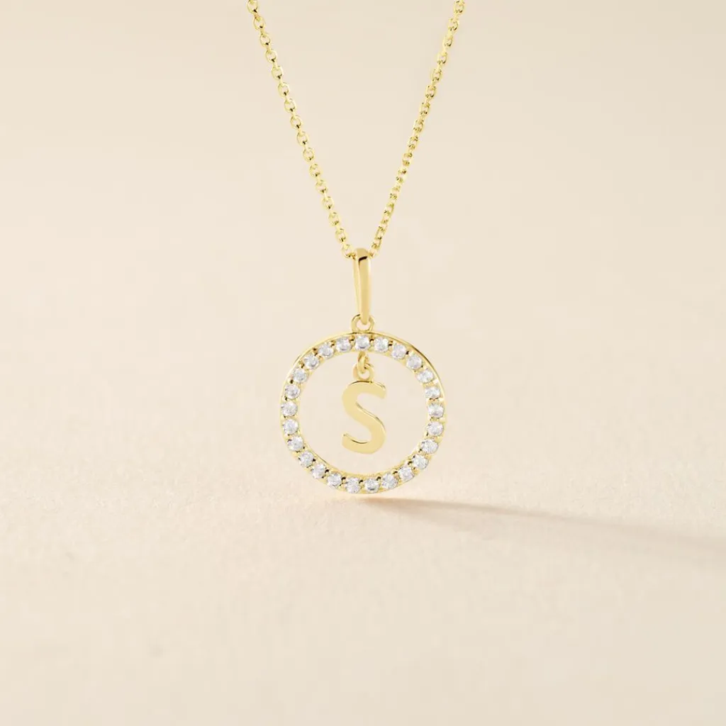 Histoire d'Or Pendentif Gabe Or Jaune Oxyde De Zirconium Best