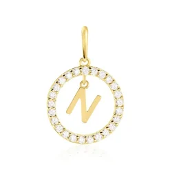 Histoire d'Or Pendentif Gabe Or Jaune Oxyde De Zirconium Sale