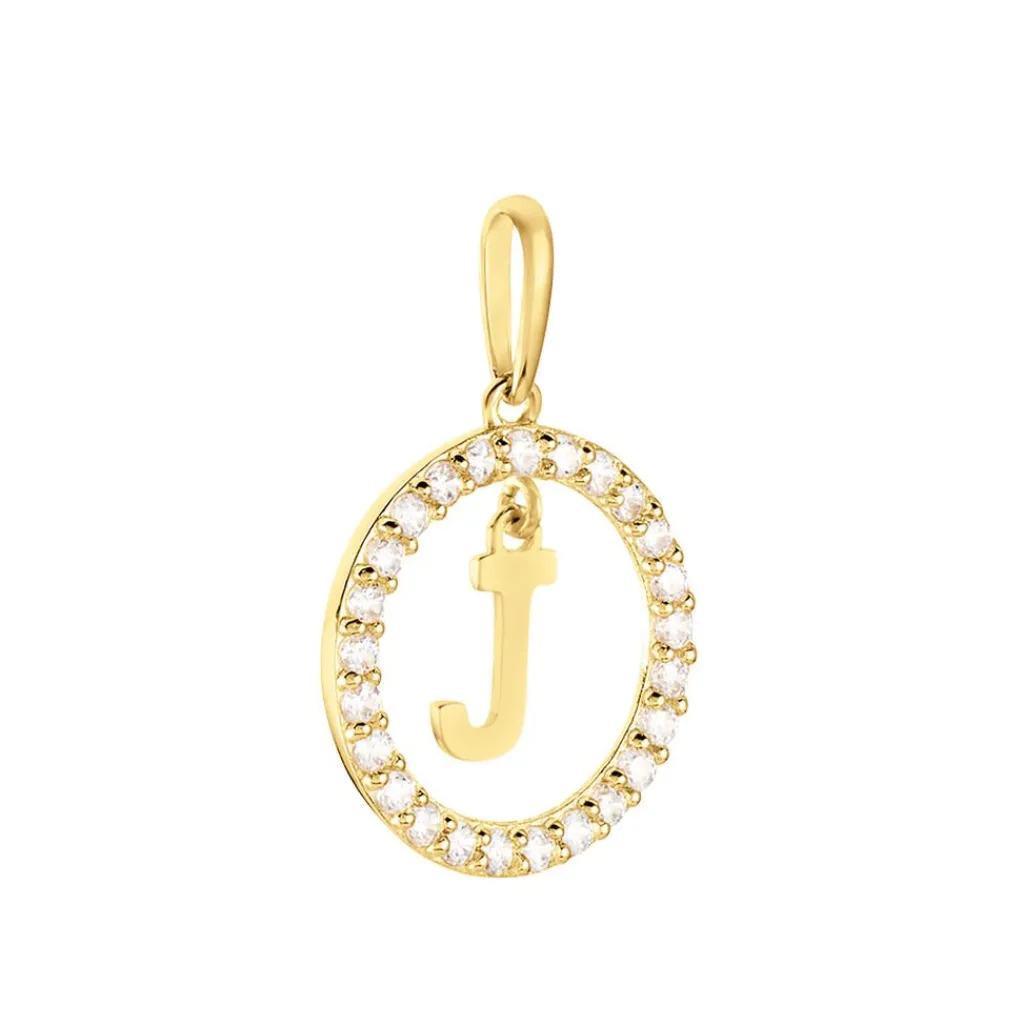 Histoire d'Or Pendentif Gabe Or Jaune Oxyde De Zirconium
