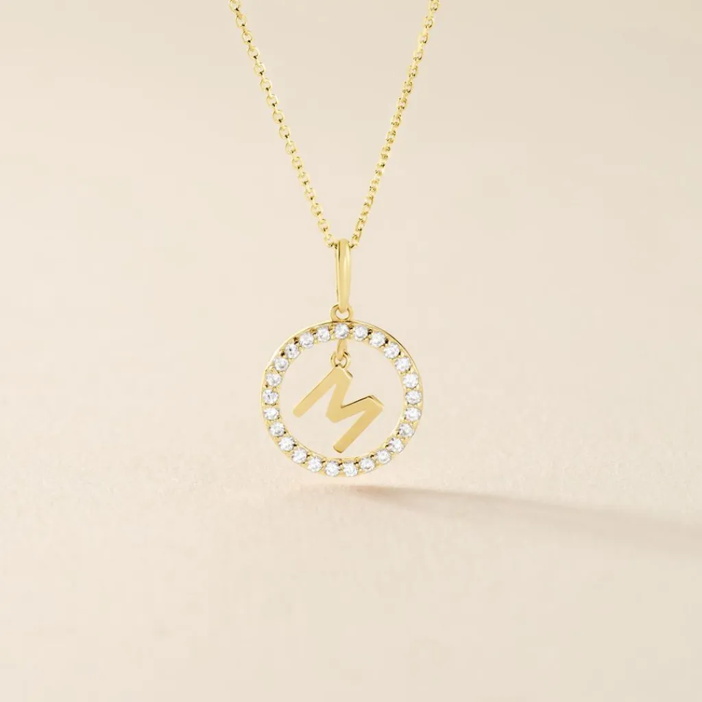 Histoire d'Or Pendentif Gabe Or Jaune Oxyde De Zirconium Sale