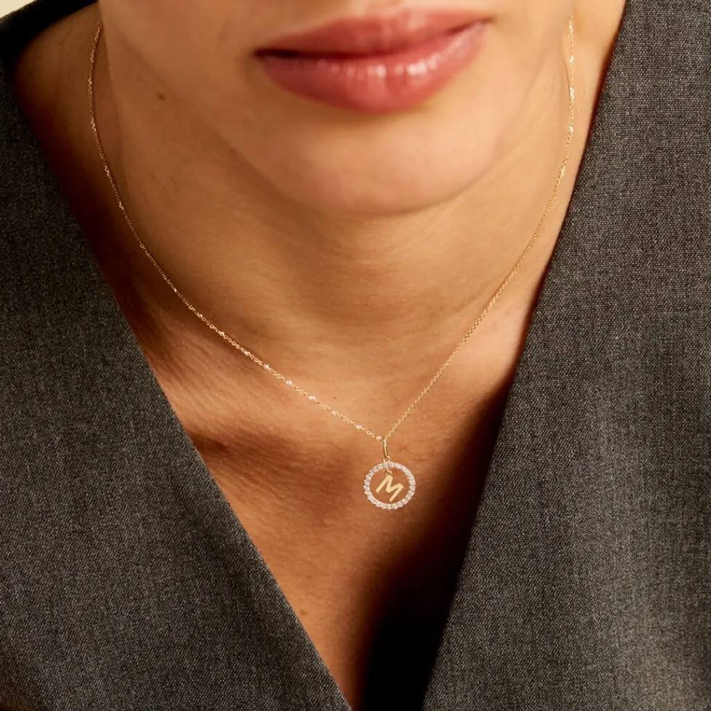 Histoire d'Or Pendentif Gabe Or Jaune Oxyde De Zirconium Sale