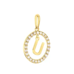 Histoire d'Or Pendentif Gabe Or Jaune Oxyde De Zirconium