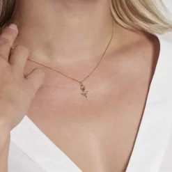 Histoire d'Or Pendentif Gabinia Danceuse Or Jaune New