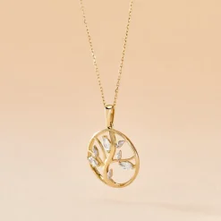 Histoire d'Or Pendentif Godolieba De Zirconium or jaune oxyde Discount