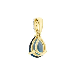 Histoire d'Or Pendentif Gorgel Or Jaune Topaze Oxyde De Zirconium or jaune topaze bleu london Best