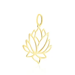 Histoire d'Or Pendentif Hadaya Lotus Or Jaune