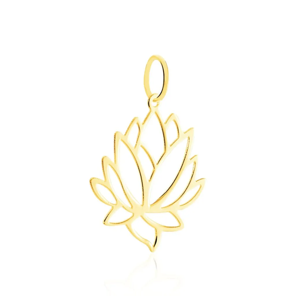 Histoire d'Or Pendentif Hadaya Lotus Or Jaune
