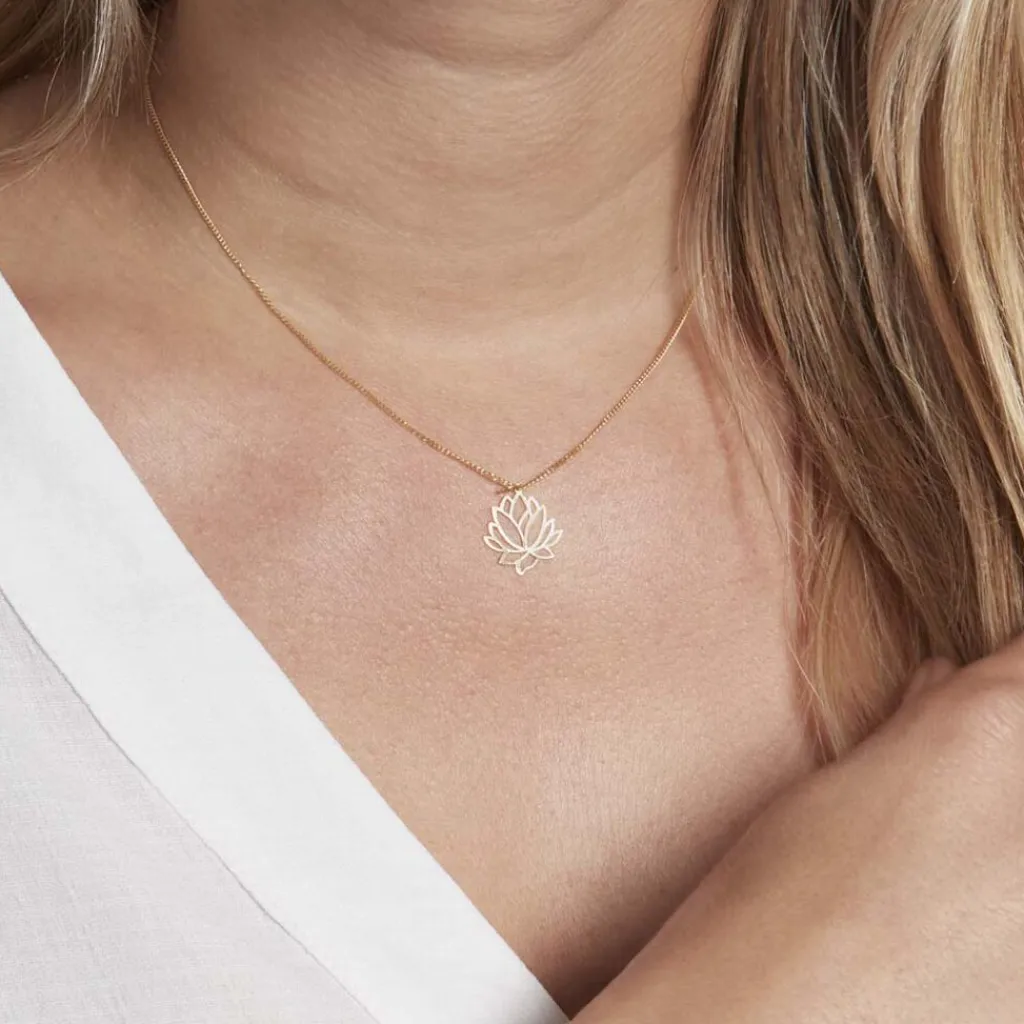 Histoire d'Or Pendentif Hadaya Lotus Or Jaune