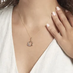 Histoire d'Or Pendentif Haizia Trio Dauphins Or Tricolore Sale