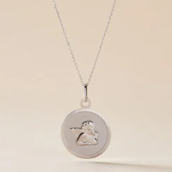 Histoire d'Or Pendentif Hannae Or Blanc Hot